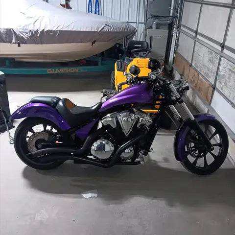 Tamco Paint Grapeness and Black Metal Candy Concentrate in 2010 Honda Fury