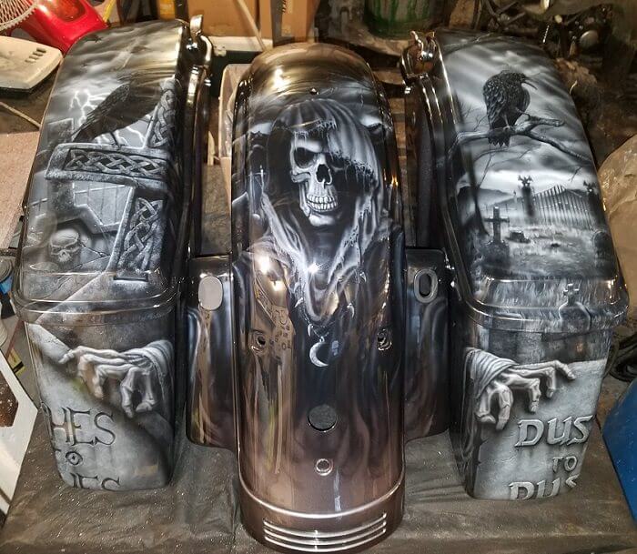 Tamco Paint Motorcycle Part Gunmetal 