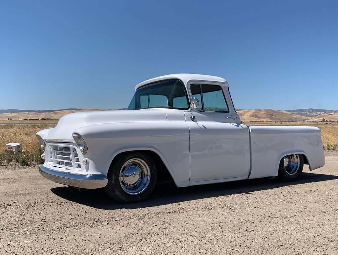 Tamco Paint HB9901 Bright White Basecoat on 1955 Chevy Truck