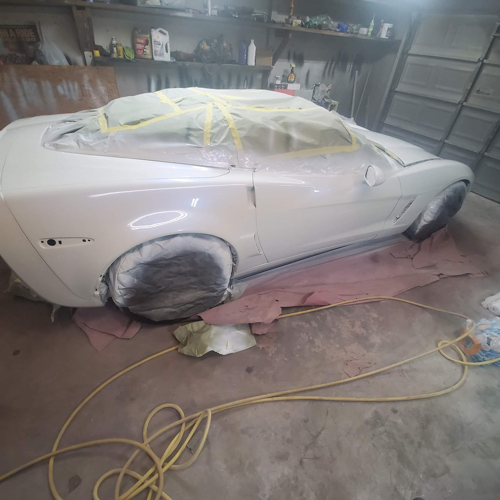 Tamco Paint Bright White Basecoat in 2007 Chevrolet Corvette