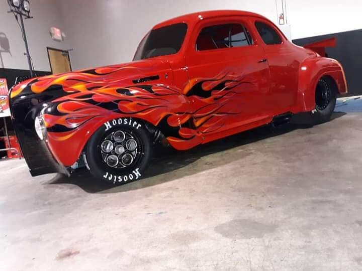 Tamco Paint HB9902 Bright Red Basecoat on 1940 Plymouth
