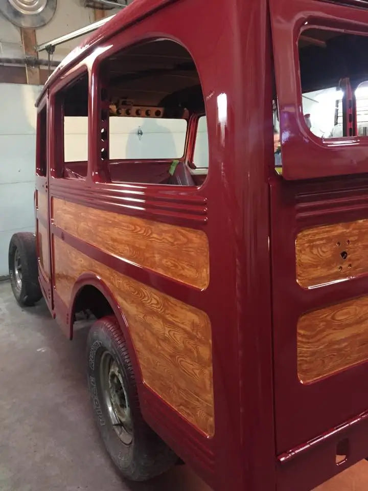 Tamco Paint HC2021 High Solids Clearcoat Kit on Jeep Station Wagon