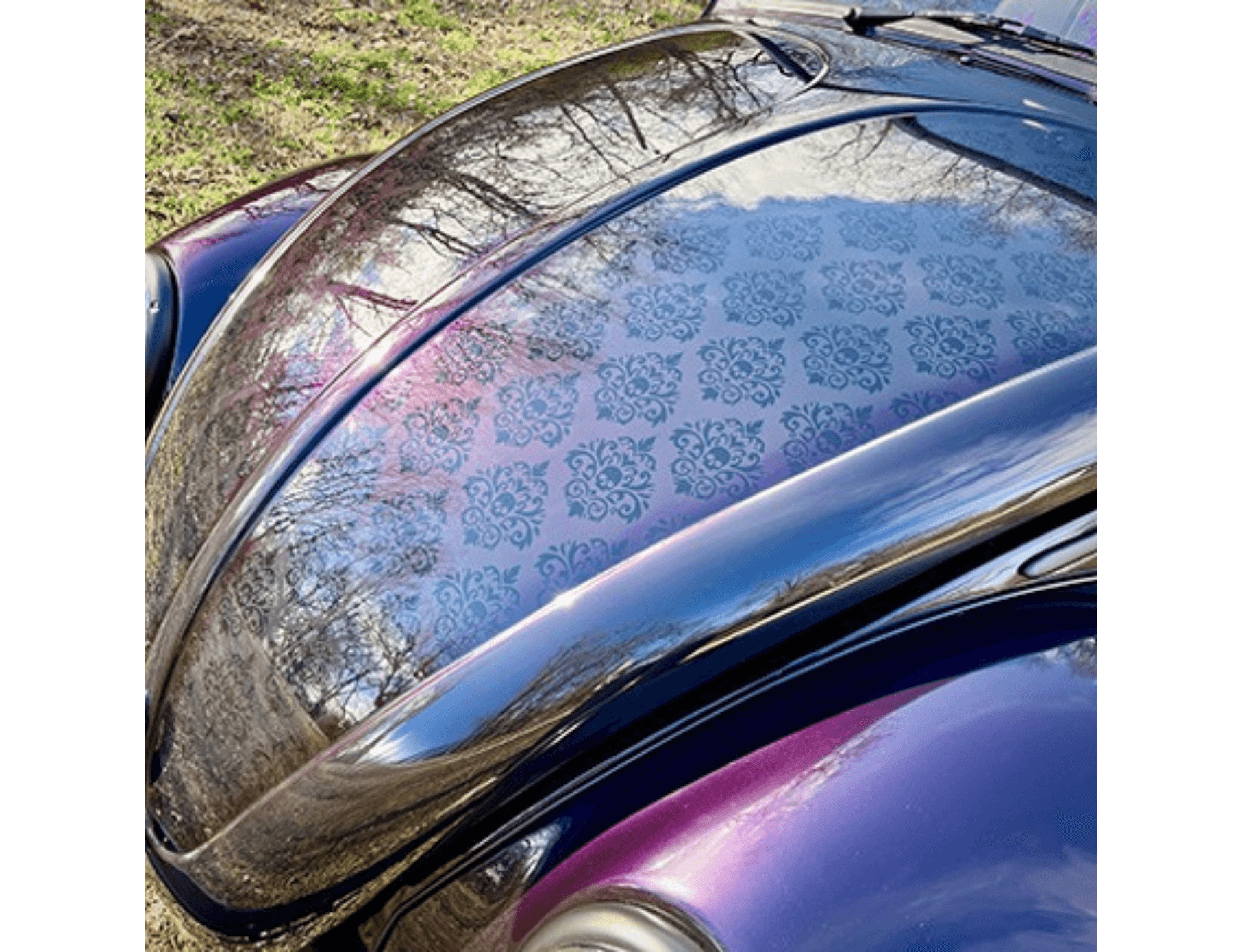 Tamco Paint HC4100 Glamour Clearcoat on 1967 Goth Bug