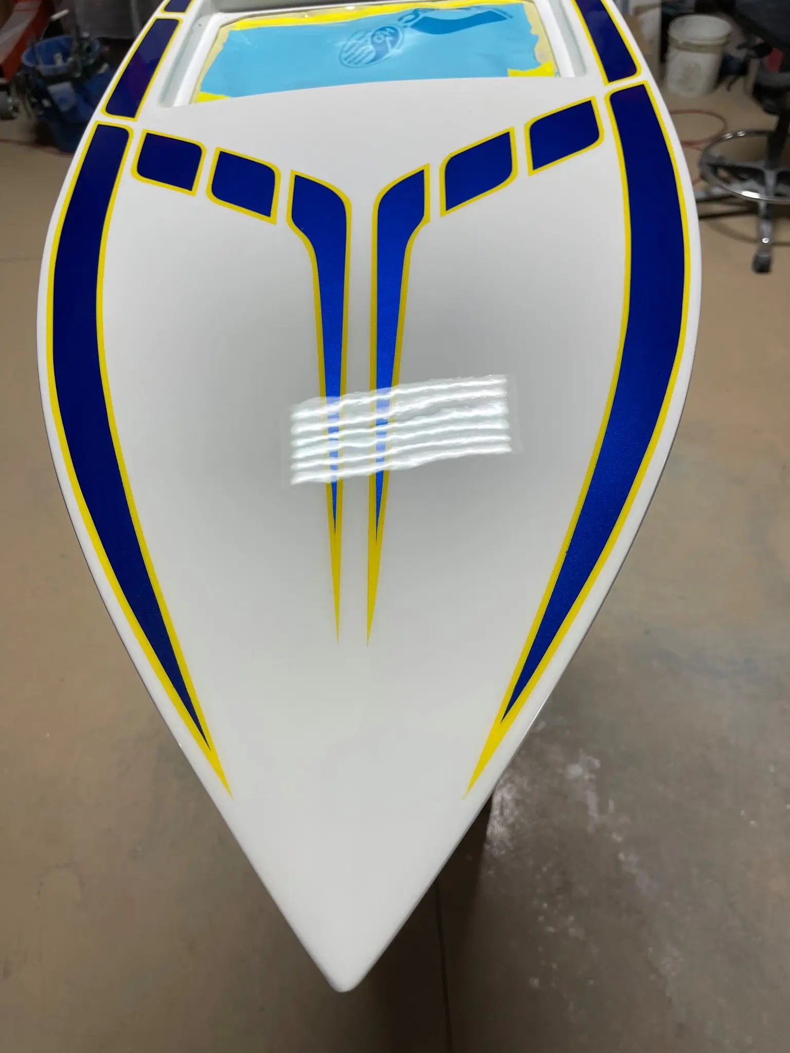 Tamco Paint HC4100 Glamour Clearcoat Kit on RC Boat