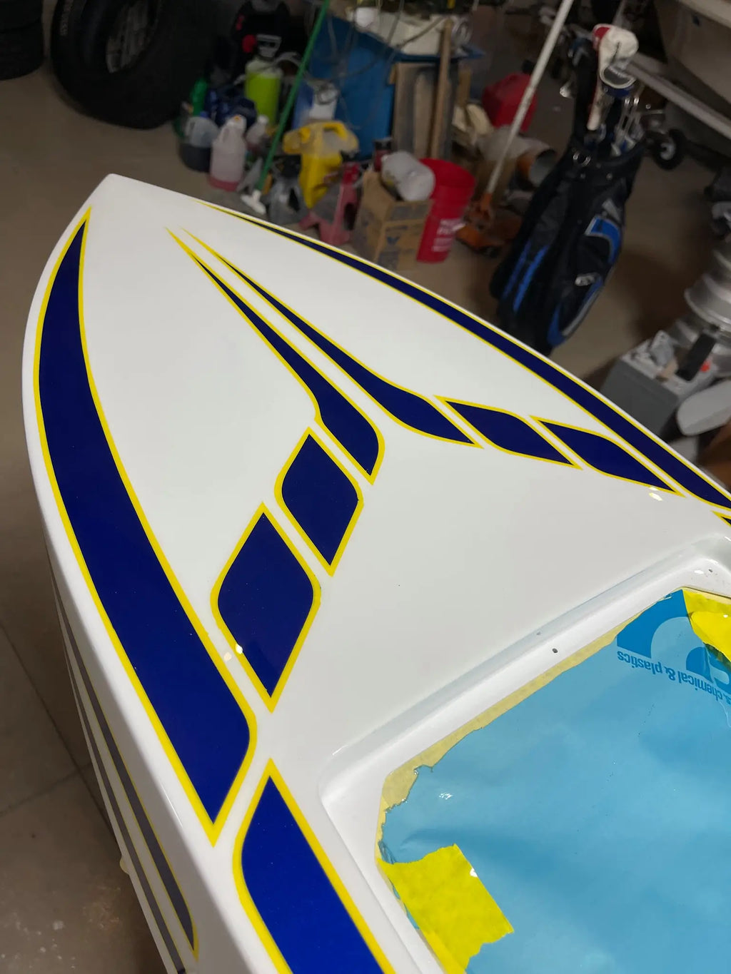 Tamco Paint HC4100 Glamour Clearcoat Kit on RC Boat