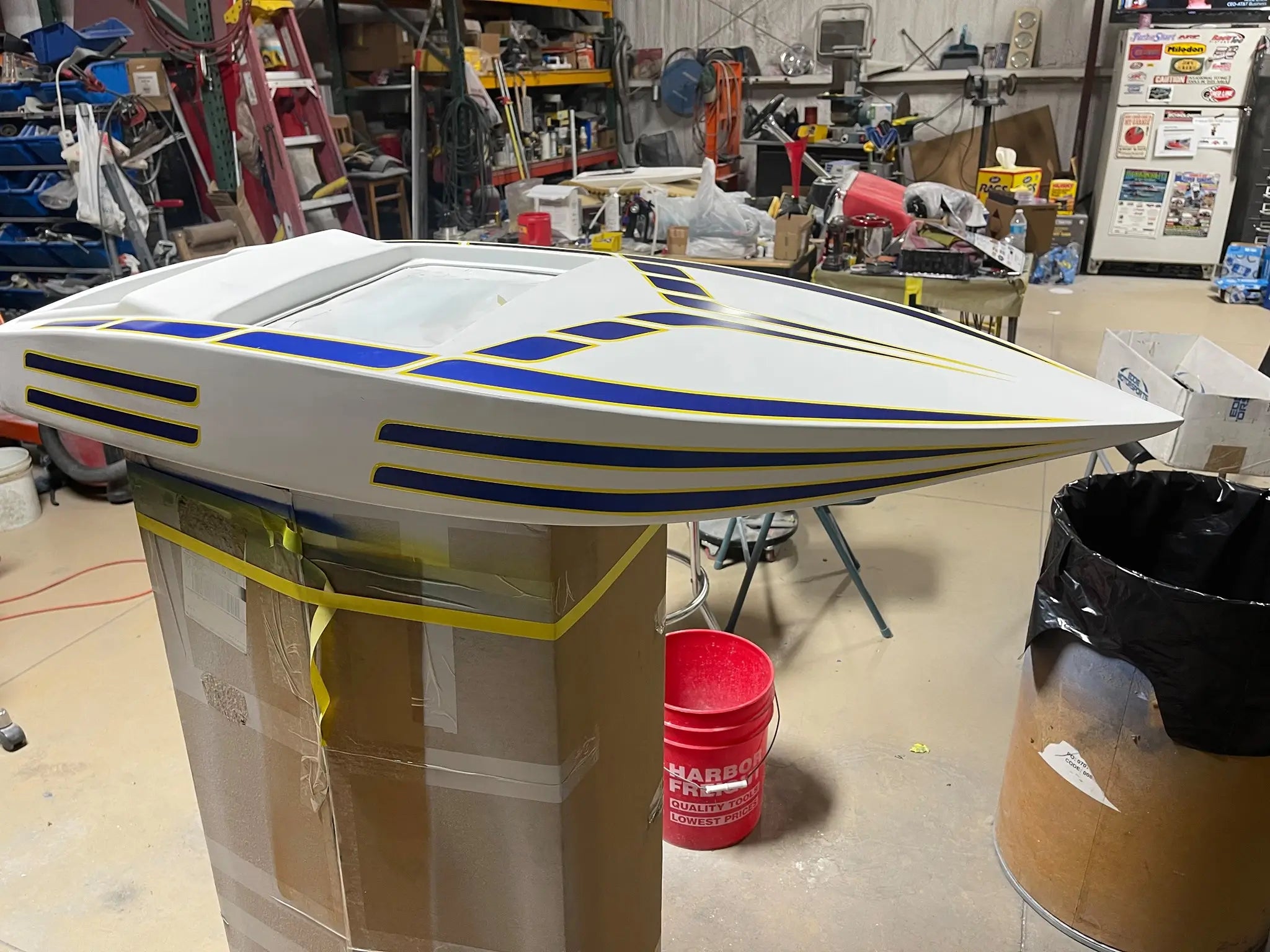 Tamco Paint HC4100 Glamour Clearcoat Kit on RC Boat