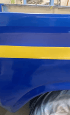 Tamco Paint HC4100 Glamour Clearcoat on Car Parts