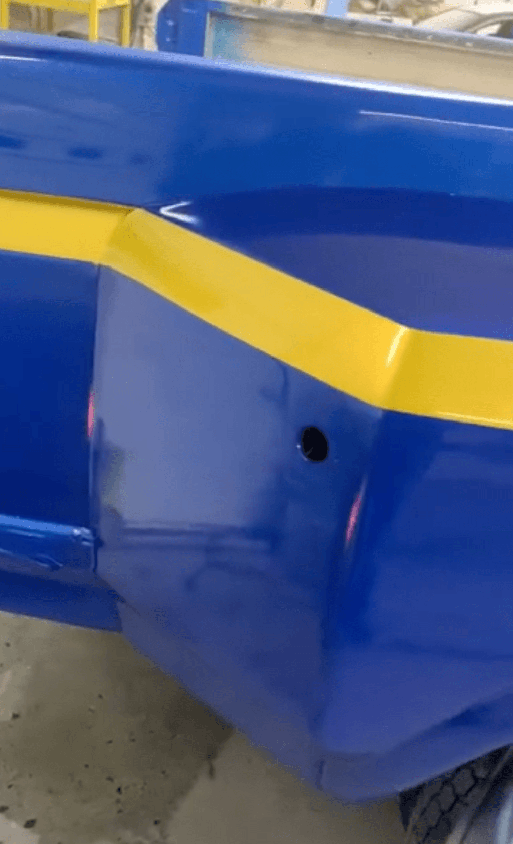 Tamco Paint HC4100 Glamour Clearcoat on Car Parts