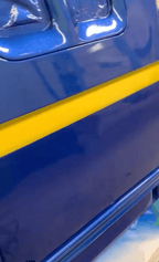 Tamco Paint HC4100 Glamour Clearcoat on Car Parts