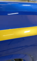 Tamco Paint HC4100 Glamour Clearcoat on Car Parts