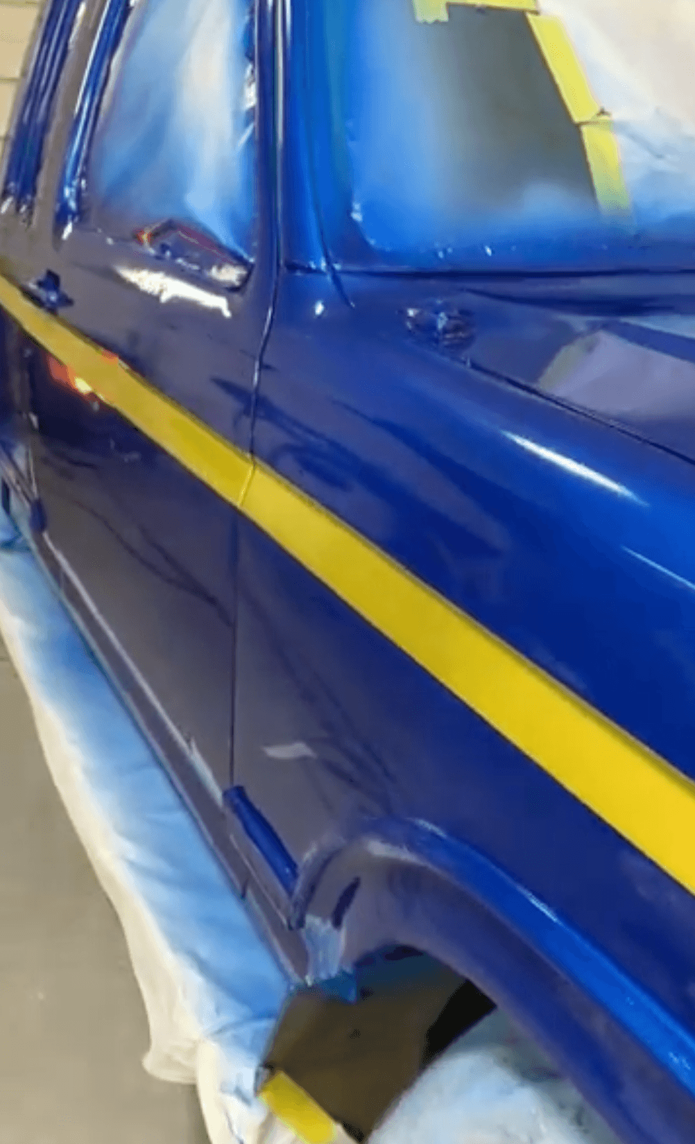 Tamco Paint HC4100 Glamour Clearcoat on Car Parts