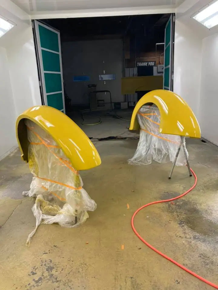 Tamco Paint HC4100 Glamour Clearcoat Kit on Fenders