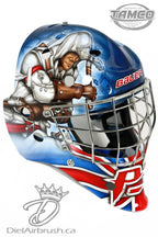 Tamco Paint HC7677 Hi-Impact Clearcoat Kit on Goalie Mask 