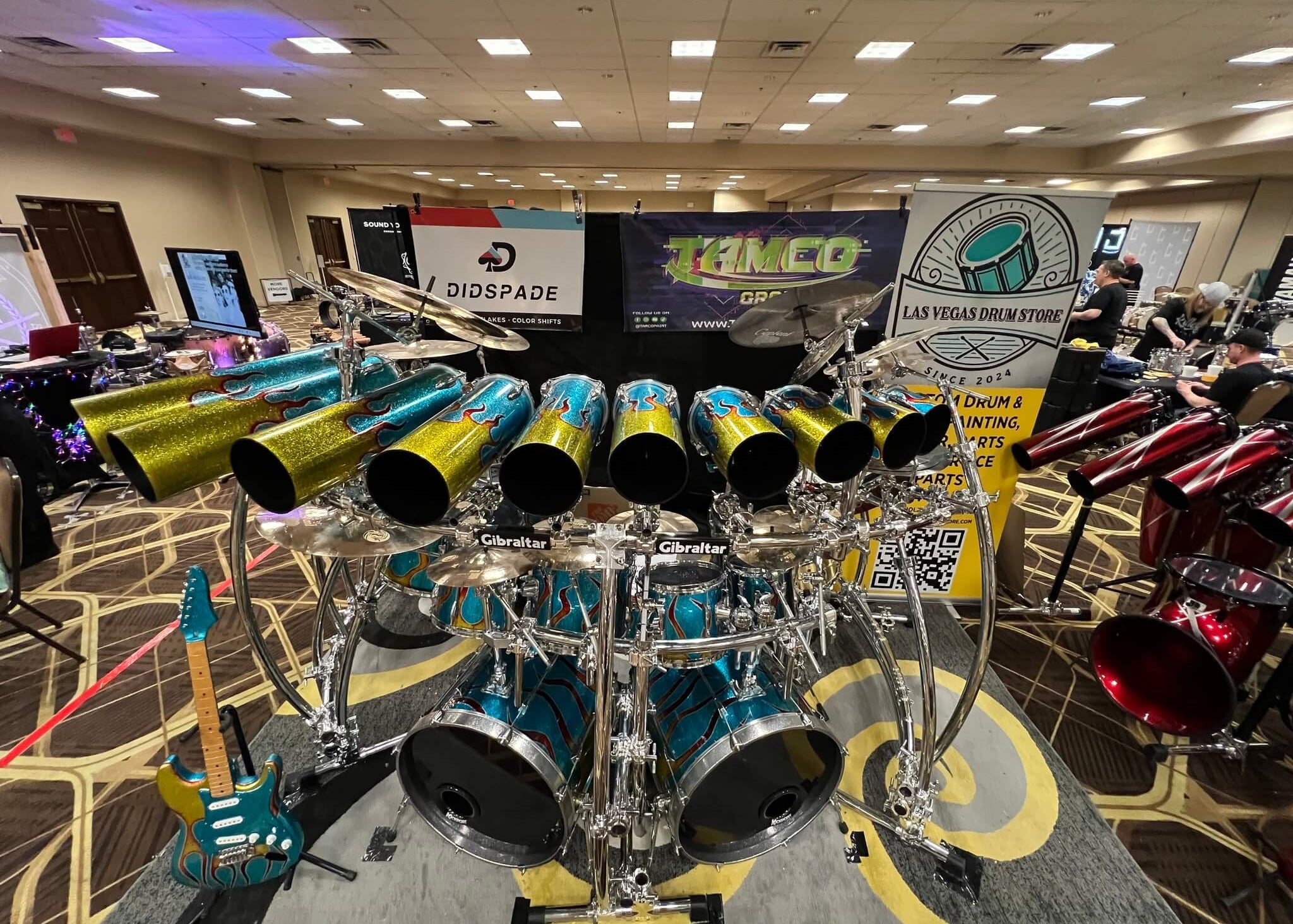 Tamco Paint HC895 Intercoat & Clearcoat on Drum Kit