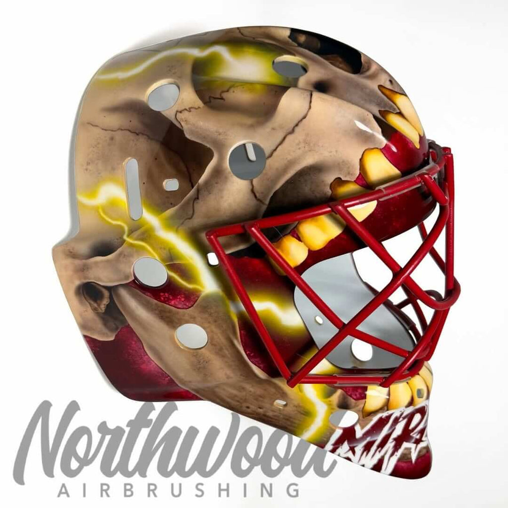 Tamco Paint HC9500 HI-Speed Impact 30 Min Clearcoat Kit in Customized Hockey Mask