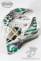 Tamco Paint HC9500 Hi-Speed Impact 30 Min Clearcoat Kit on Goalie Mask