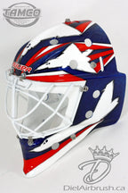 Tamco Paint HC9500 Hi-Speed Impact 30 Min Clearcoat Kit on Goalie Mask