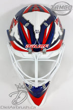 Tamco Paint HC9500 Hi-Speed Impact 30 Min Clearcoat Kit on Goalie Mask