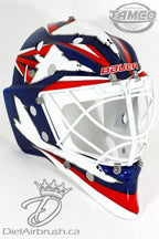 Tamco Paint HC9500 Hi-Speed Impact 30 Min Clearcoat Kit on Goalie Mask