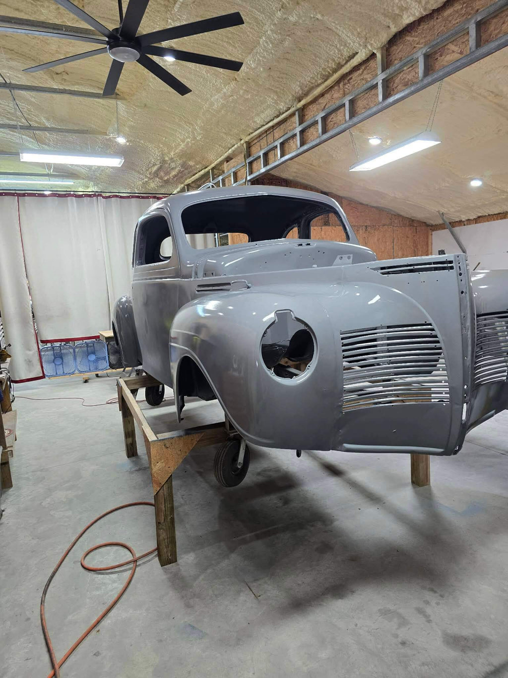Tamco Paint HP661 Grey DTA Epoxy Kit in 1940 Plymouth Coupe