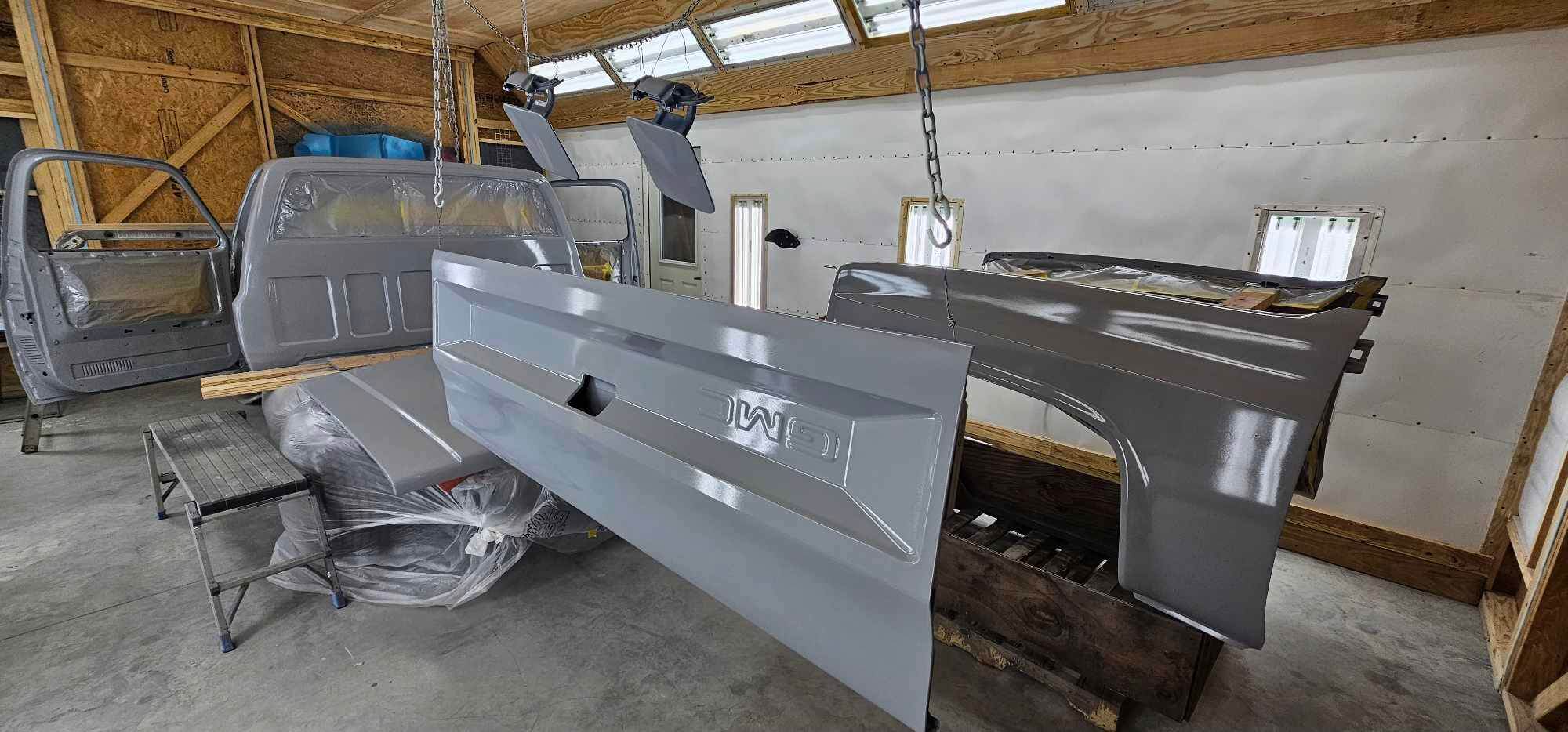 Tamco Paint HP661 Grey DTA Epoxy in 1986 GMC C10