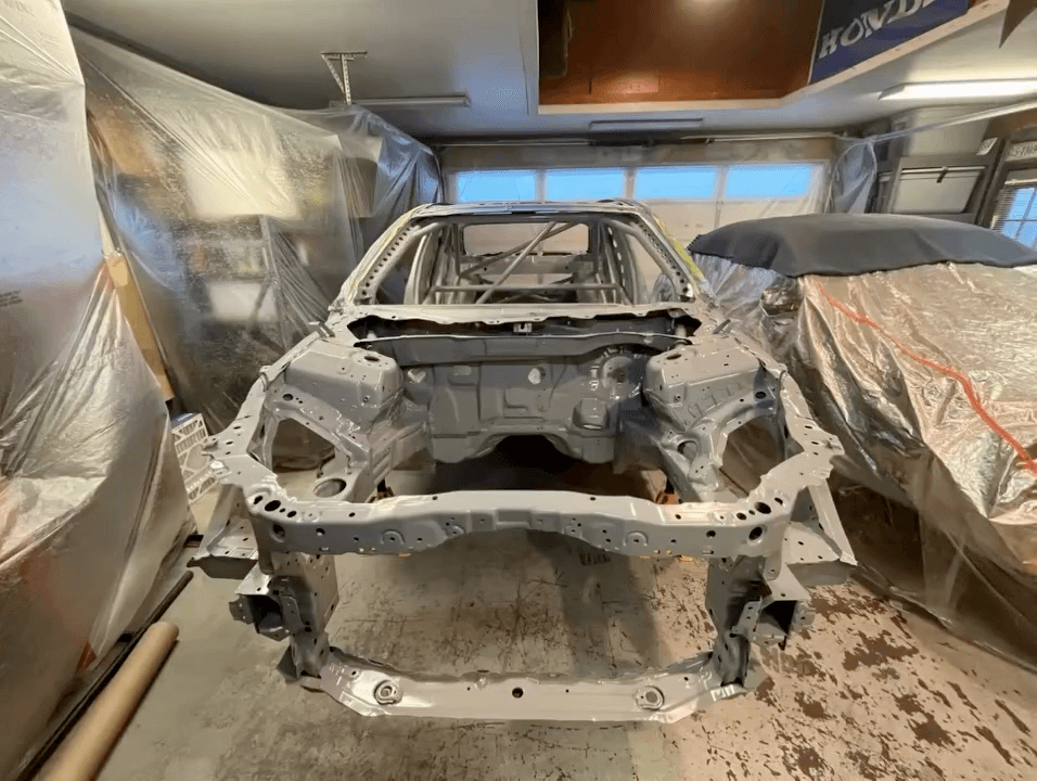 Tamco Paint HP661 Grey DTA Epoxy on Acura TSX
