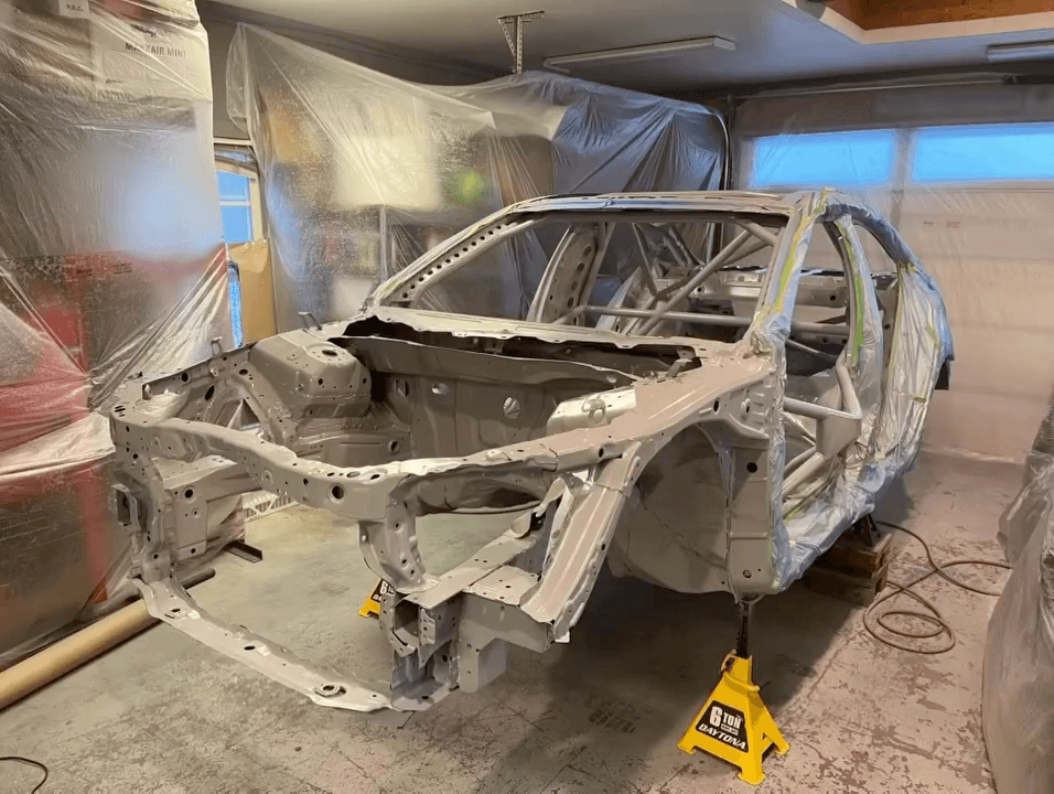 Tamco Paint HP661 Grey DTA Epoxy on Acura TSX
