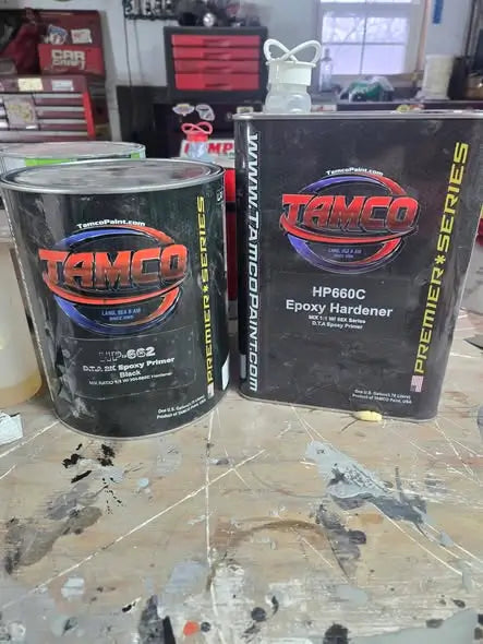 Tamco Paint HP662 Black DTA (Direct to Anything) Epoxy Kit