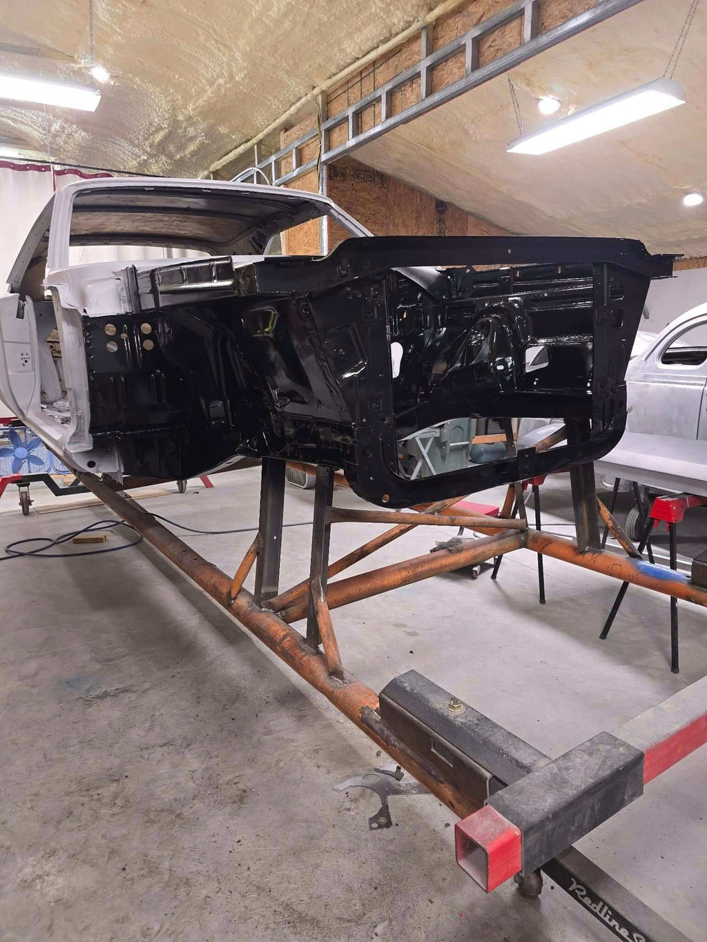 Tamco Paint HP662 Black DTA Epoxy Kit in 1968 Dodge Charger