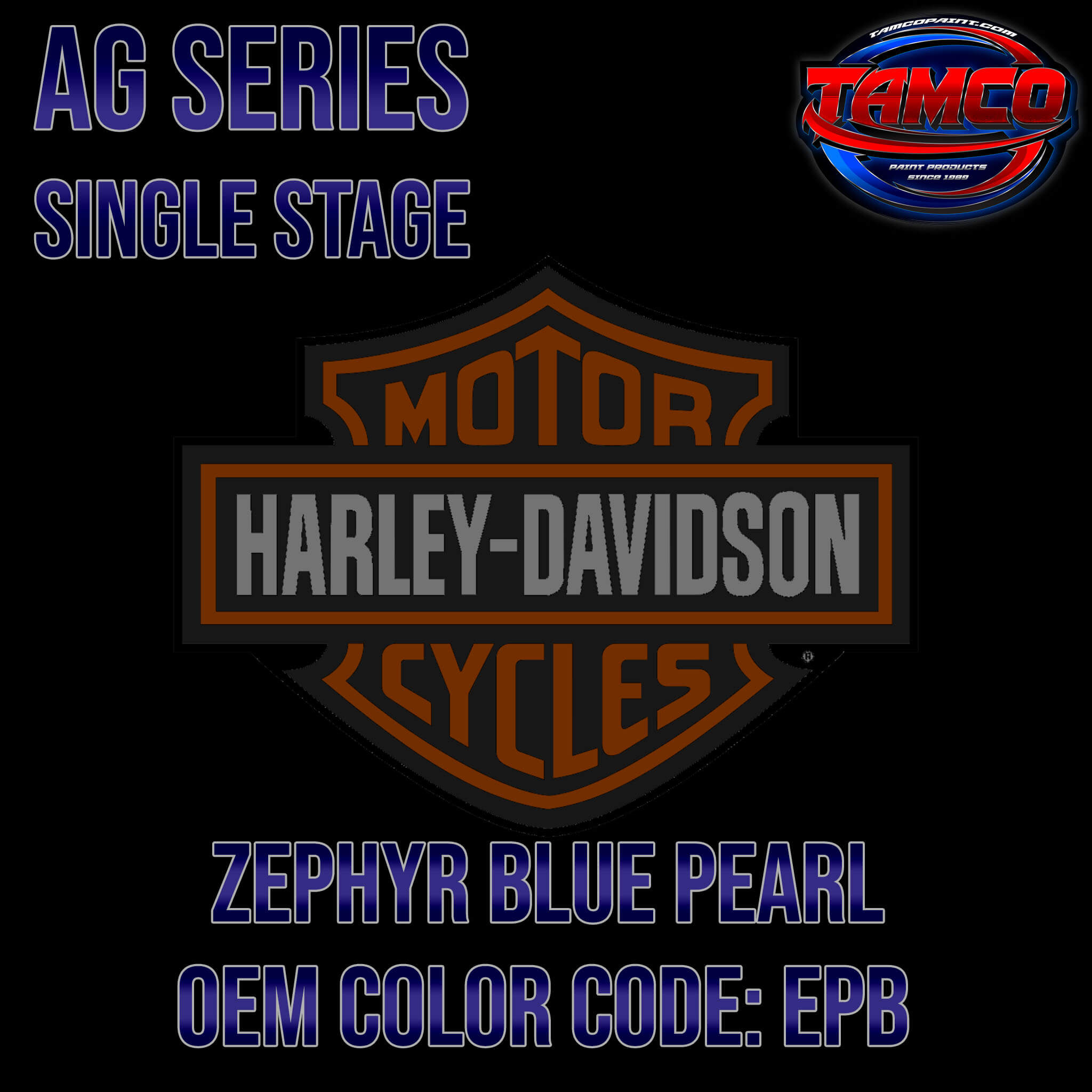 Harley Davidson Zephyr Blue Pearl 