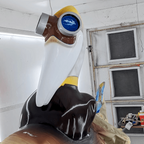 Tamco Paint HP773 White High Build Epoxy Primer on Pelican Statue
