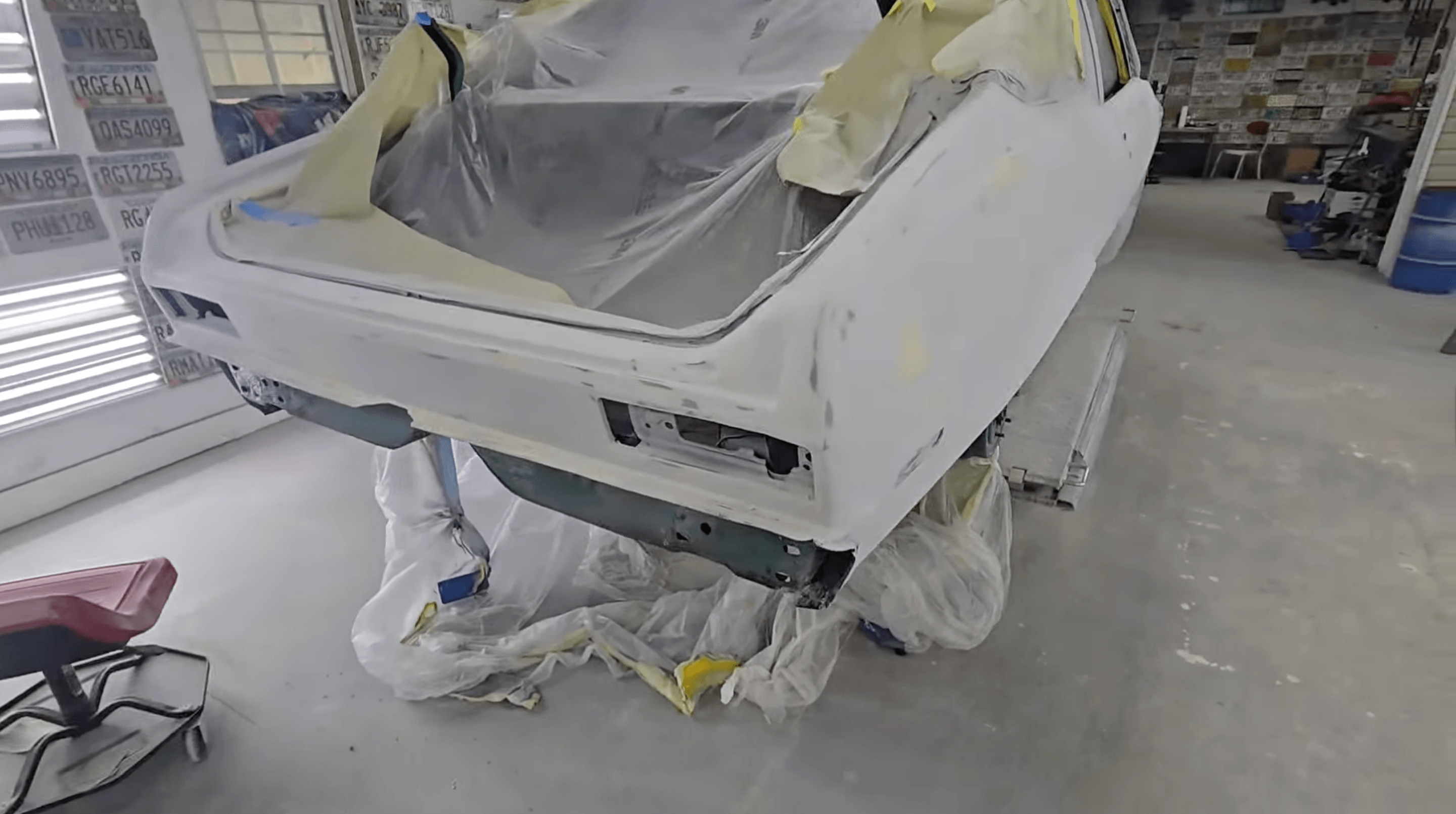 Tamco Paint High Build Epoxy Primer in 1972 Chevrolet Nova