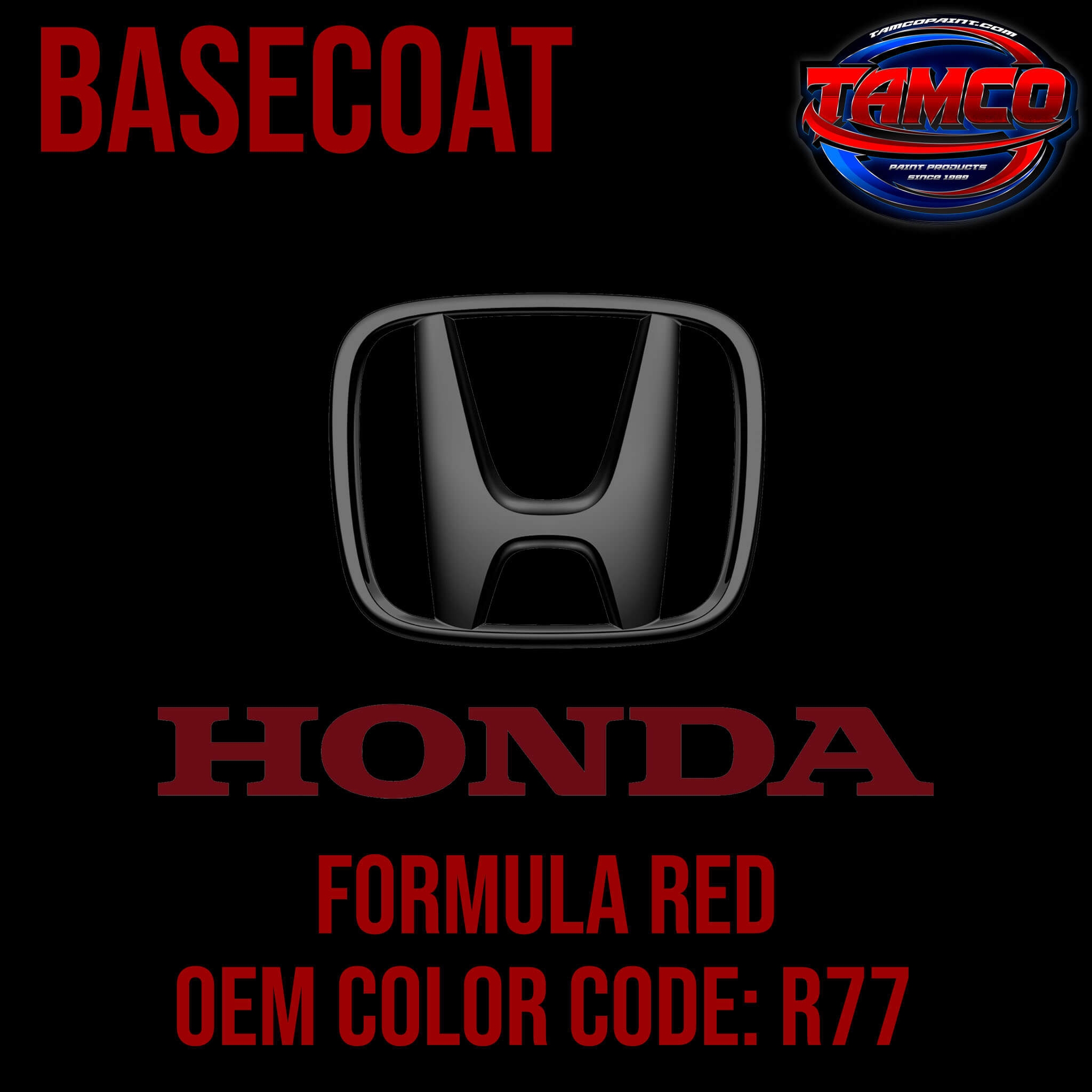 HONDA FORMULA RED  OEM BASECOAT