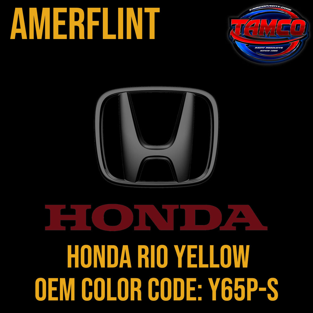 Honda Rio Yellow OEM Amerflint II Singlestage