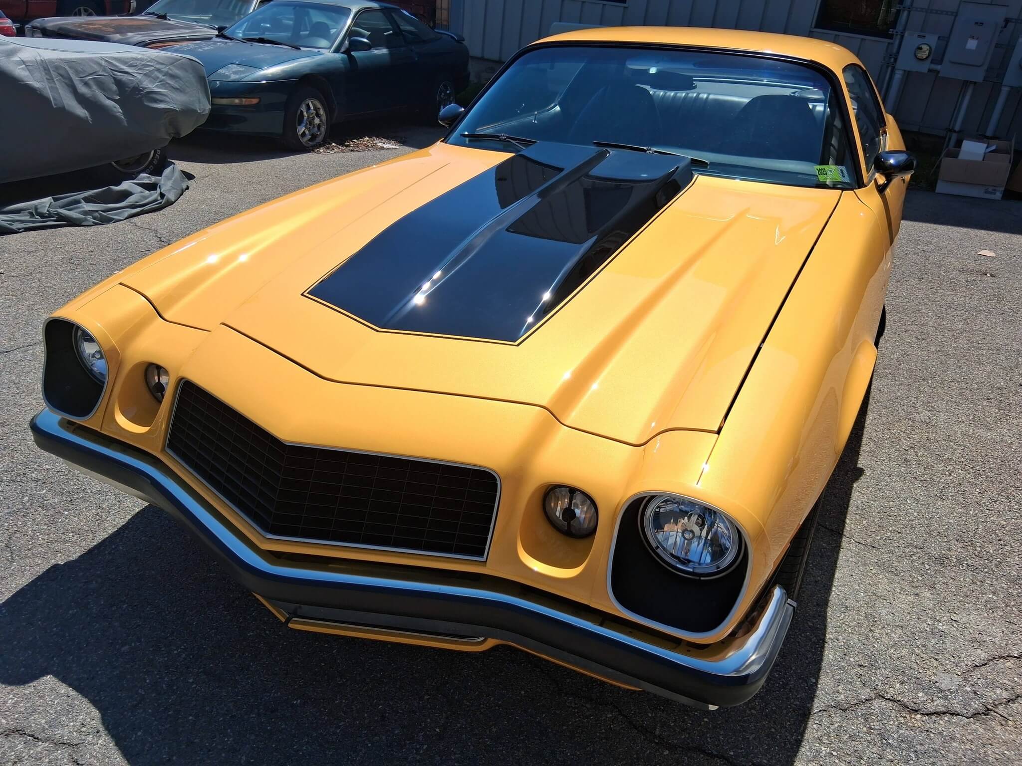Tamco Paint Honda Rio Yellow OEM Basecoat in Chevrolet Camaro