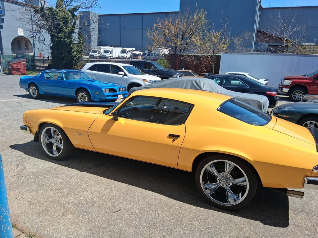 Tamco Paint Honda Rio Yellow OEM Basecoat in Chevrolet Camaro