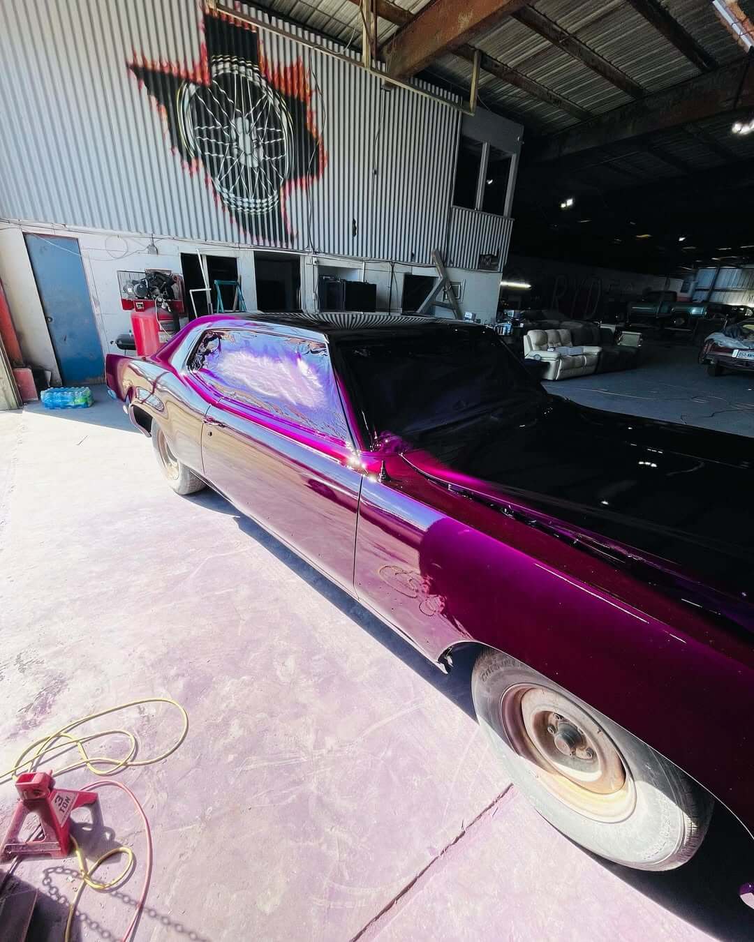 Tamco Paint HoodooVoodoo Candy Concentrate in 1969 Oldsmobile Delta 88