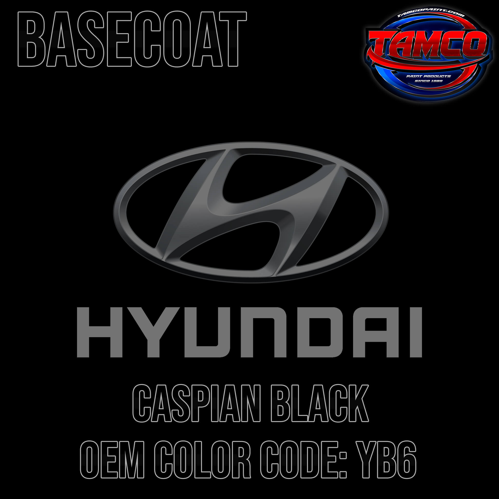 Caspian Black Basecoat