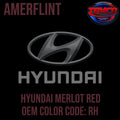 Hyundai Merlot Red OEM Amerflint II Singlestage