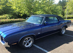 Targa blue metallic 1972 oldsmobile