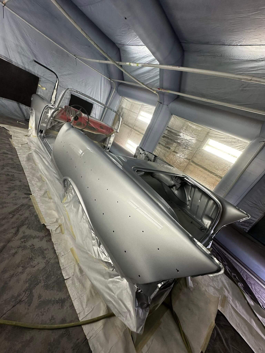 Tamco Paint Inca Silver Metallic in 1957 Bel Air
