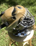 Tamco Paint Tamco Intensities and Butterscotch Schnapps Pearl on Hockey Helmet