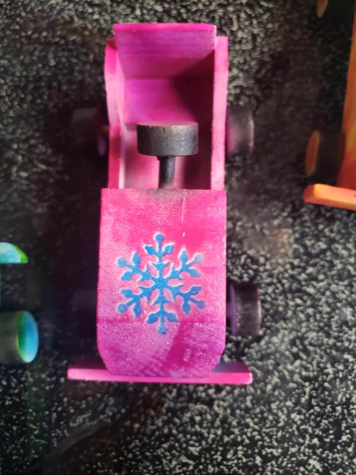 Tamco Paint Tamco Intensities and Custom Colors on Pinewood Derby Cars