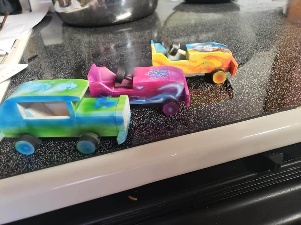 Tamco Paint Tamco Intensities and Custom Colors on Pinewood Derby Cars