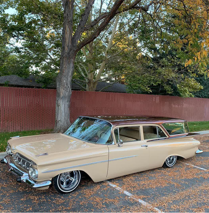 Tamco Paint Ivory Pearl in 1959 Chevrolet Brookwood