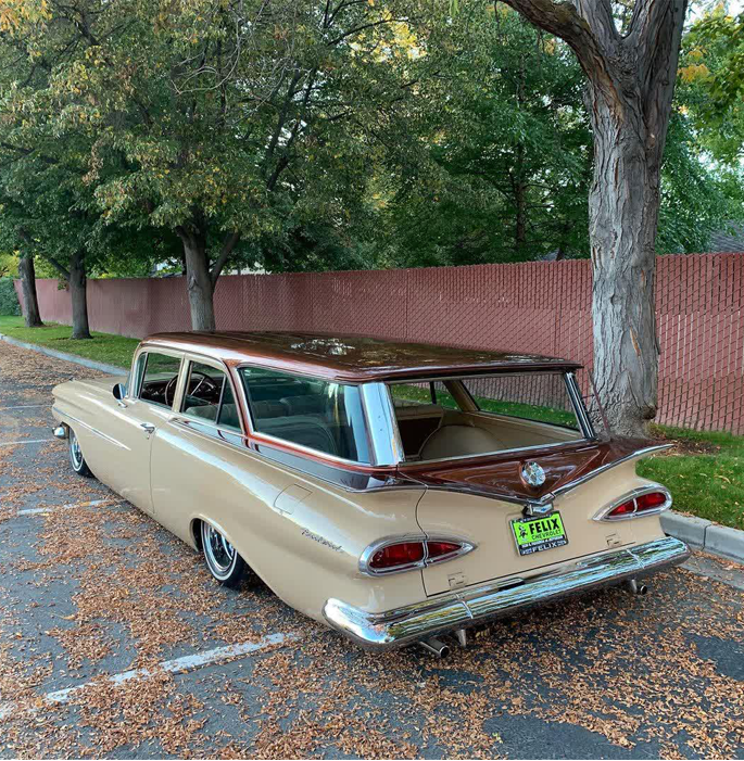 Tamco Paint Ivory Pearl in 1959 Chevrolet Brookwood