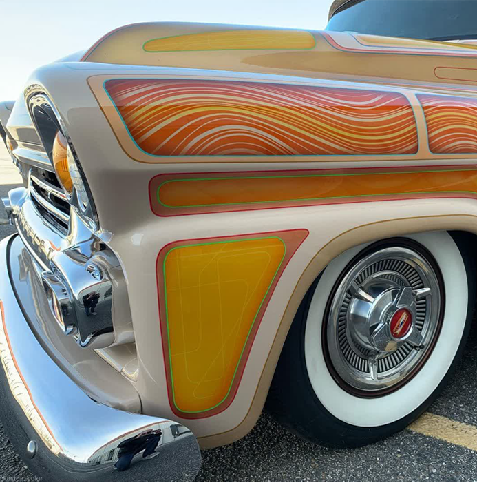 Tamco Paint Ivory Pearl on Car