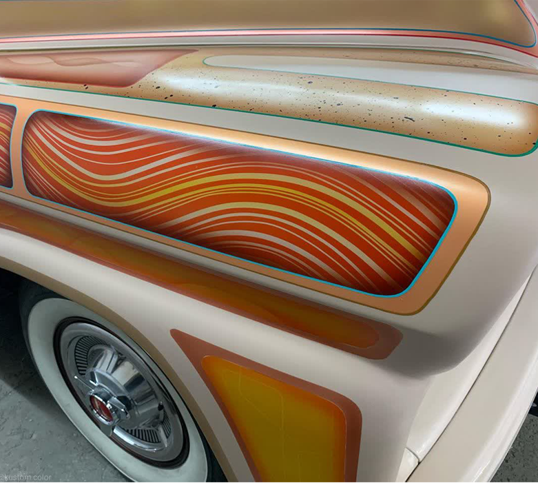 Tamco Paint Ivory Pearl on Car