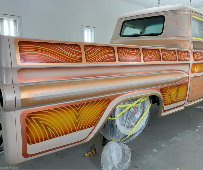 Tamco Paint Ivory Pearl on Car