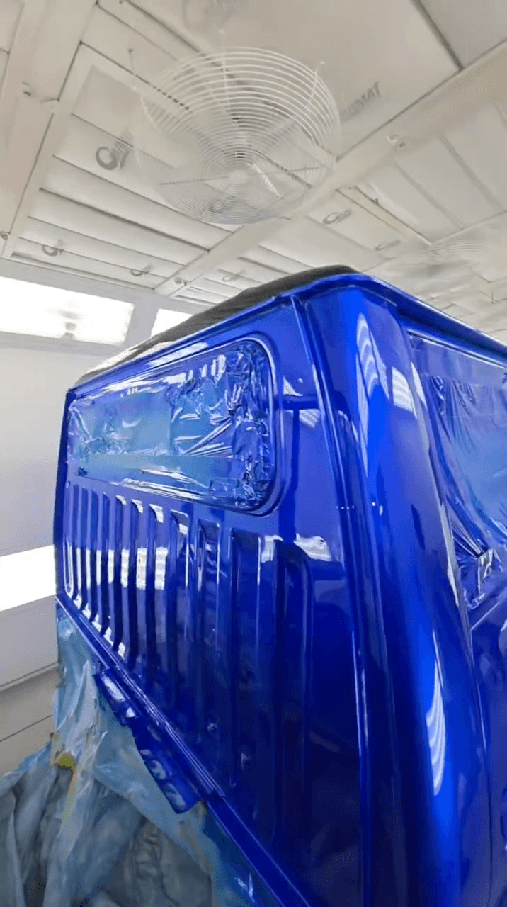 Tamco Paint Kandy Killa Blue Candy Concentrate on Kei Truck